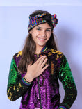 Load image into Gallery viewer, SEQUIN JACKET PURPLE, GREEN, AND GOLD YOUTH CLASSIC