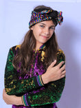 Load image into Gallery viewer, SEQUIN JACKET PURPLE, GREEN, AND GOLD YOUTH CLASSIC