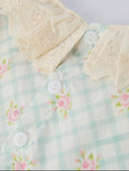 Load image into Gallery viewer, The Mint Floral Gingham Dress