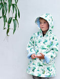 Load image into Gallery viewer, Crocodile Print Raincoat