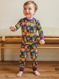Load image into Gallery viewer, Mardi Gras Houses 2 Piece Bamboo Pajama Set