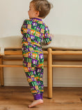 Load image into Gallery viewer, Mardi Gras Houses 2 Piece Bamboo Pajama Set
