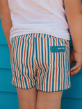 Load image into Gallery viewer, Americana Stripe Swim Shorts