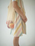 Load image into Gallery viewer, Short Sleeve Twirl Dress in Pastel Stripes