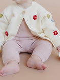 Load image into Gallery viewer, Flower Cardigan in Cream