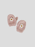 Load image into Gallery viewer, Flower Mittens in Blush