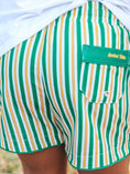 Load image into Gallery viewer, Hamptons Stripe Swim Shorts