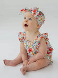 Load image into Gallery viewer, Dancing Petals Baby Romper