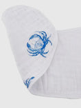 Load image into Gallery viewer, Blue Crab Burp and Bib