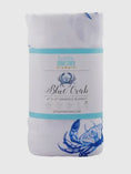 Load image into Gallery viewer, Blue Crab Swaddle Blanket