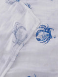 Load image into Gallery viewer, Blue Crab Swaddle Blanket