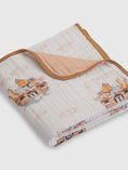 Load image into Gallery viewer, Noah's Ark Baby Toddler Muslin Blanket Quilt