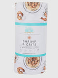 Load image into Gallery viewer, Shrimp 'n' Grits Baby Swaddle Blanket