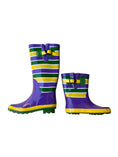 Load image into Gallery viewer, Unisex Striped Rain Boots - Toddler UNISEX STRIPED RAIN BOOTS - TODDLER
