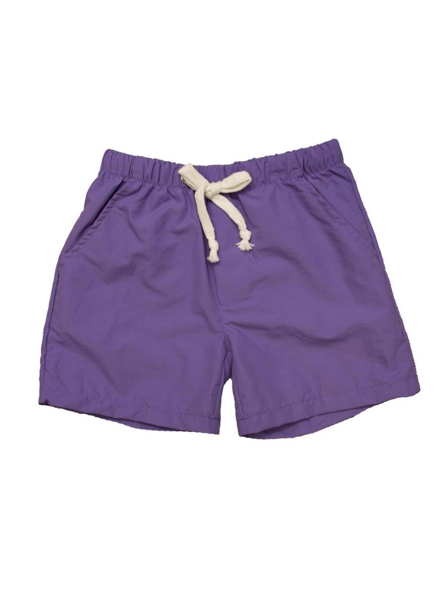 Purple Athletic Kid Shorts