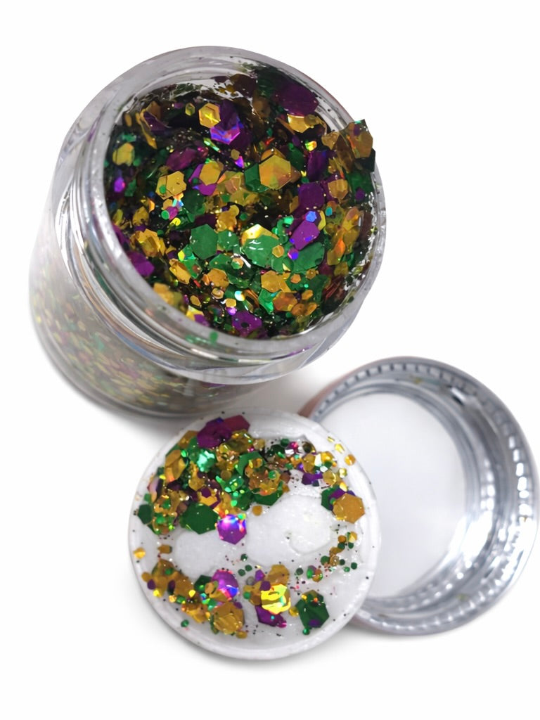 Mardi Gras Face and Body Glitter