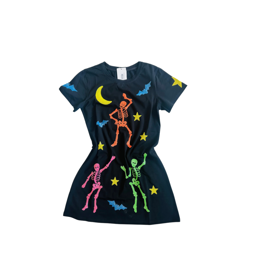 Skeleton Tee Dress