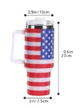 Load image into Gallery viewer, Rhinestone USA Flag Tumbler

