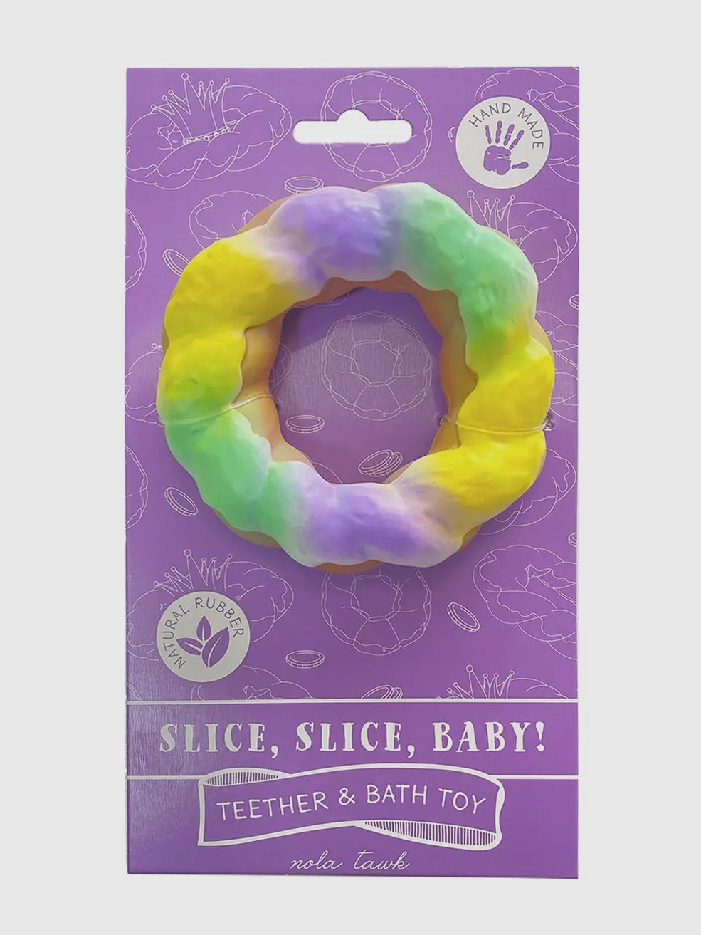 Slice, Slice, Baby King Cake Teether & Bath Toy
