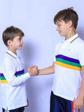 Load image into Gallery viewer, WHITE CHEST STRIPE YOUTH SHORT SLEEVE
