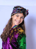 Load image into Gallery viewer, SEQUIN JACKET PURPLE, GREEN, AND GOLD YOUTH CLASSIC
