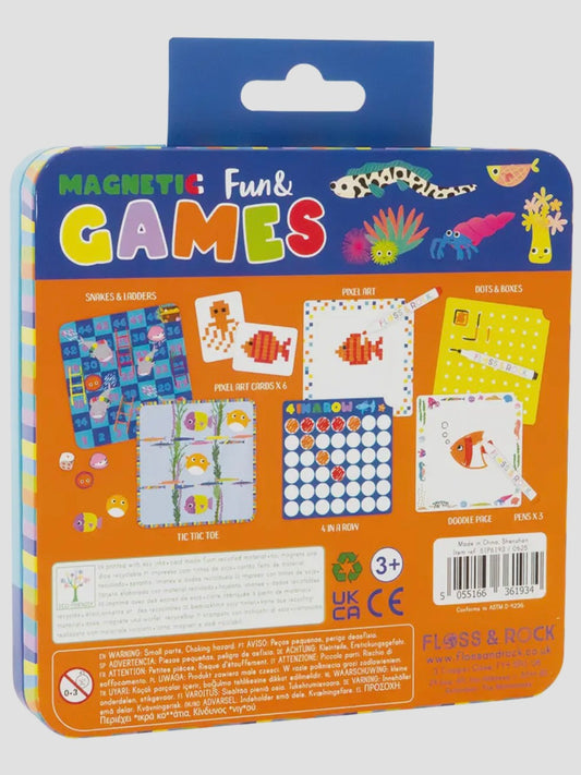 Ocean Magnetic Fun & Games Tin