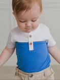 Load image into Gallery viewer, The Color Block Henley Bodysuit
