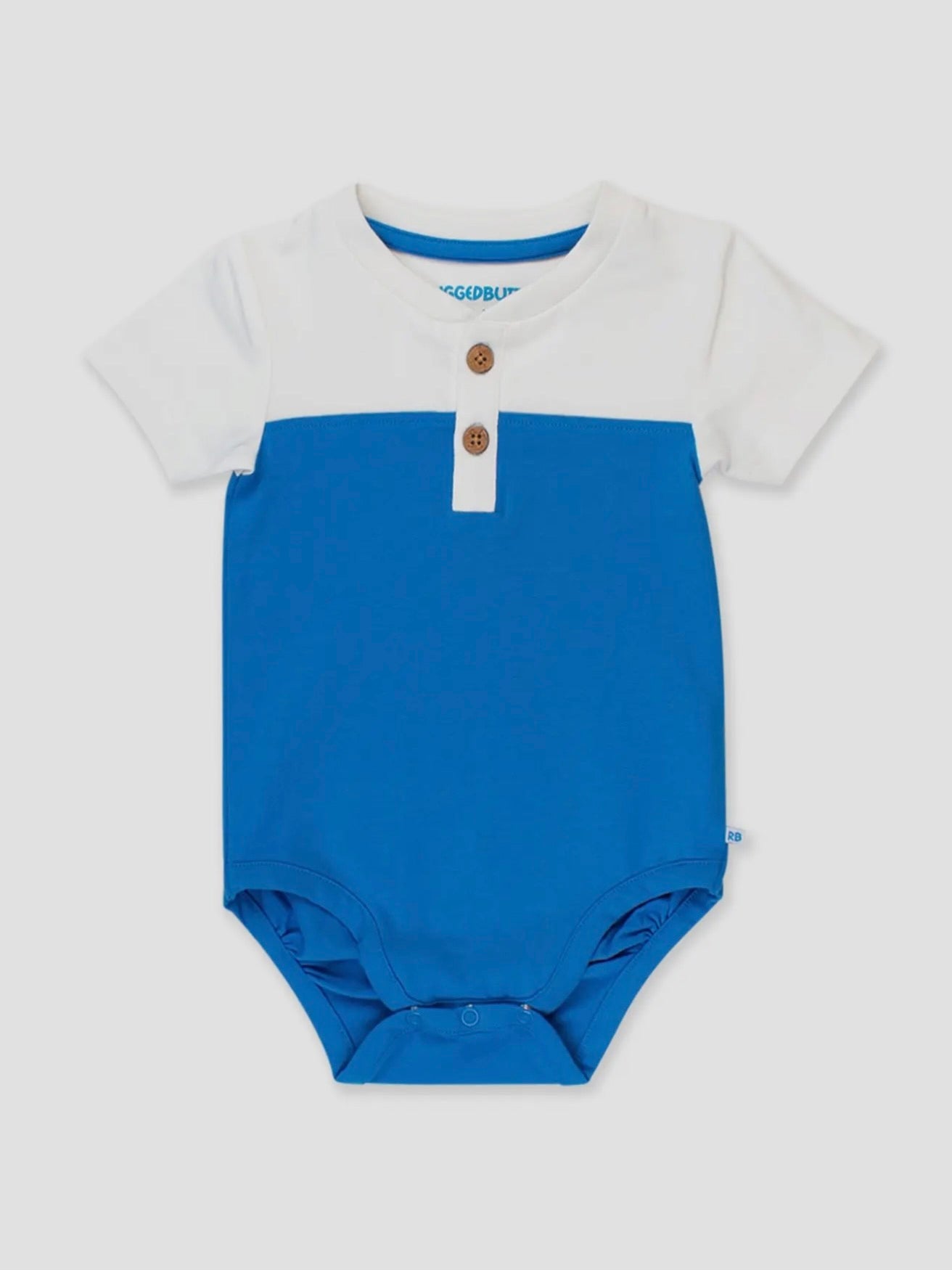 The Color Block Henley Bodysuit