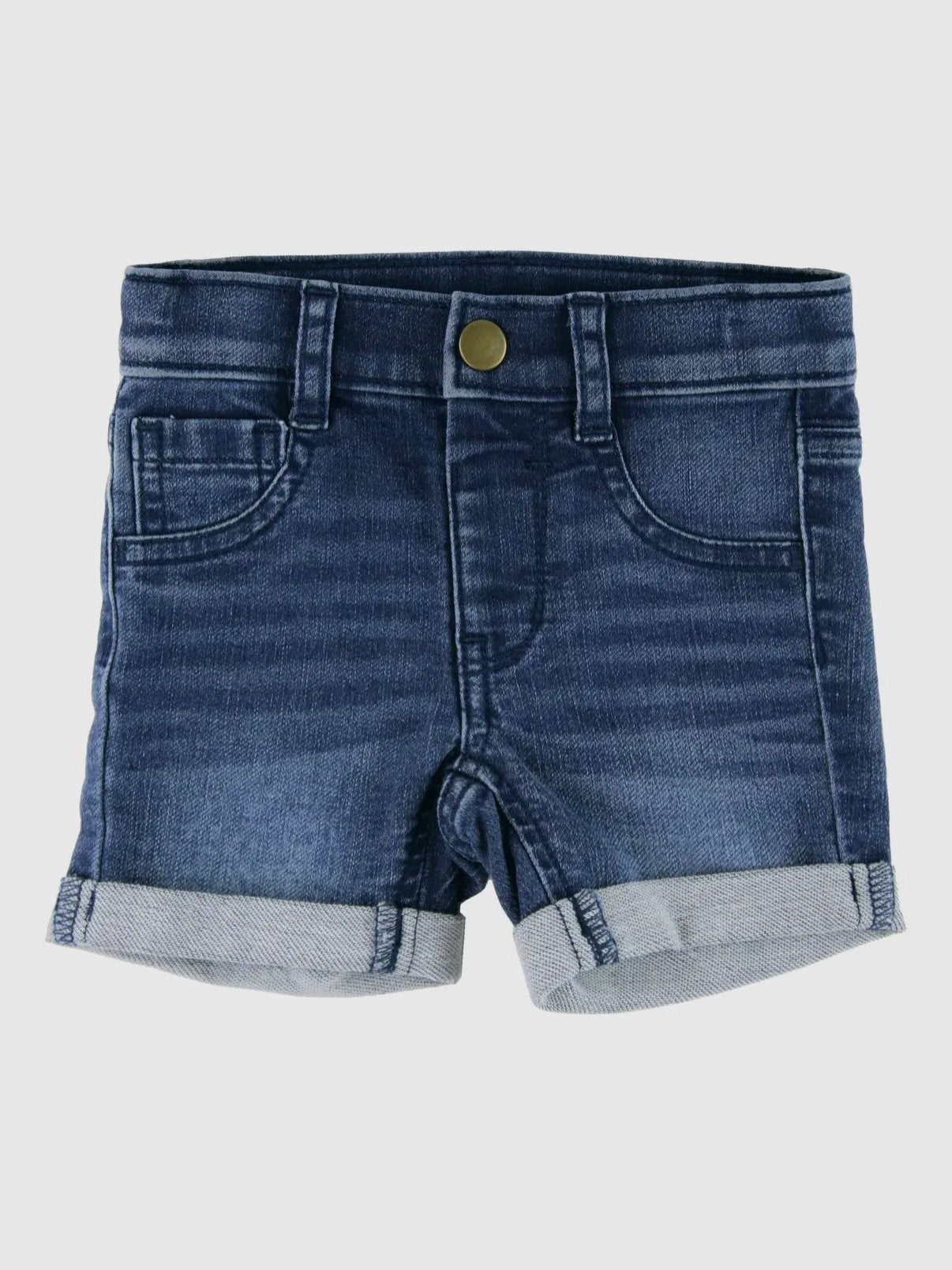 Denim Stretch Denim Shorts