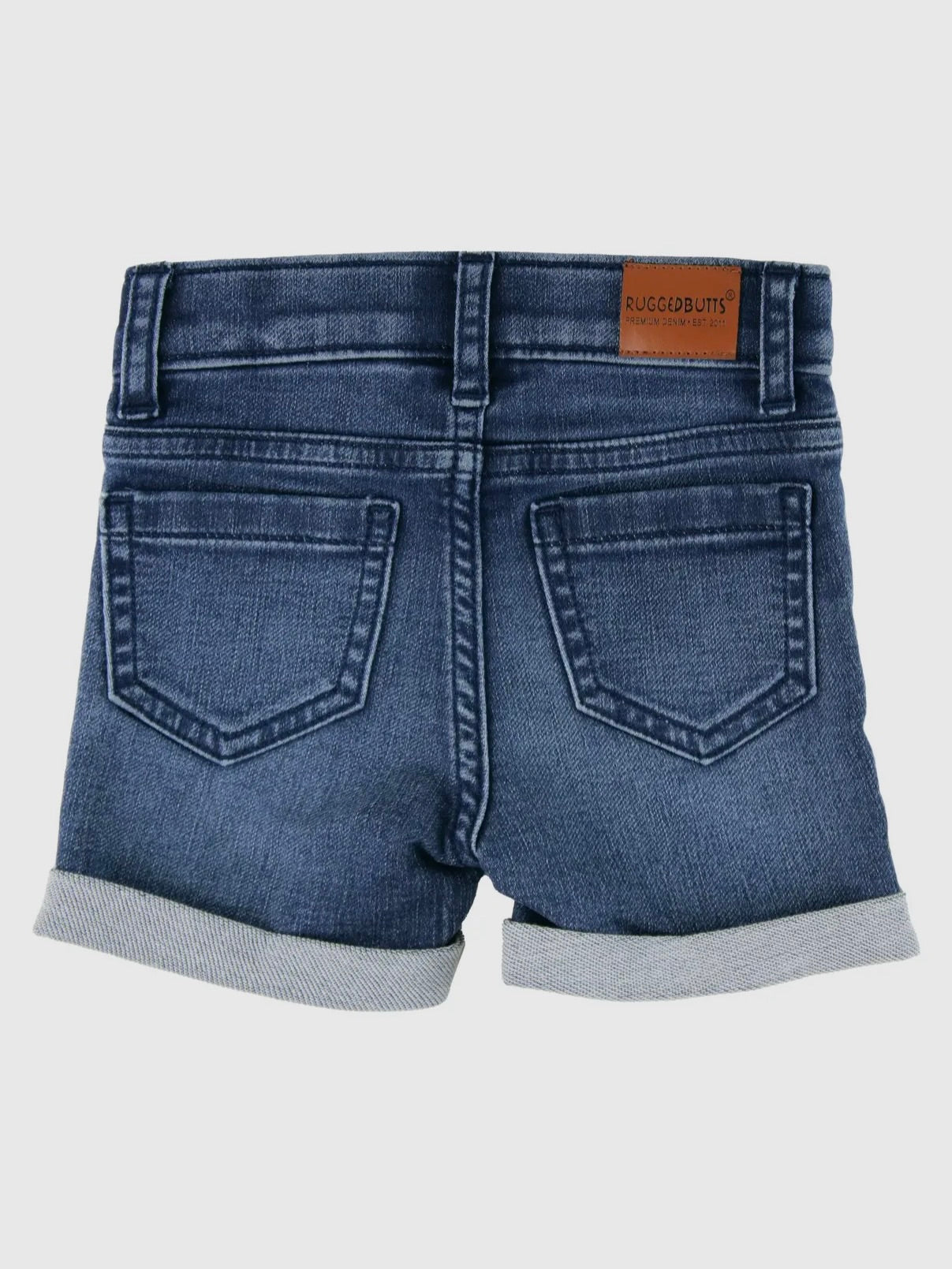 Denim Stretch Denim Shorts