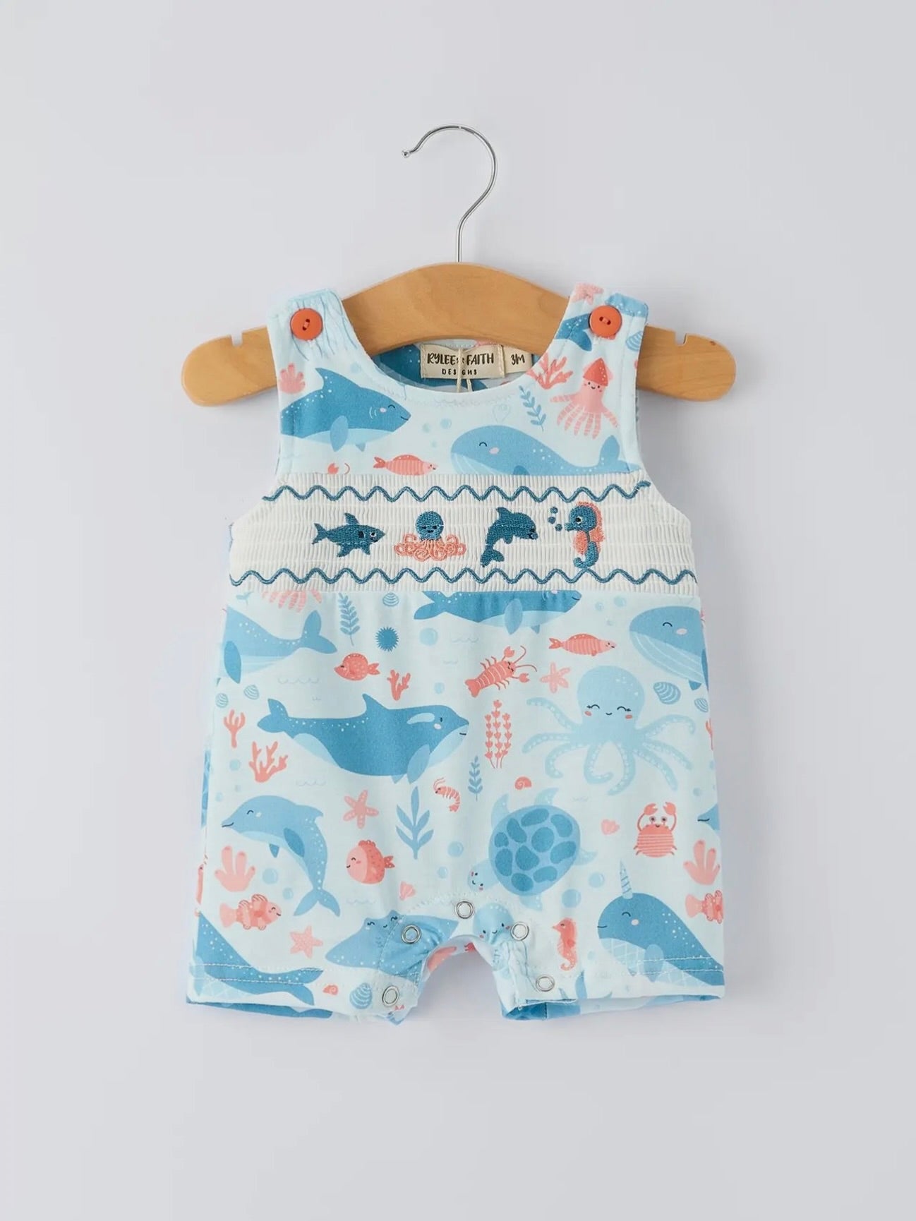 Under the Sea Boys Romper