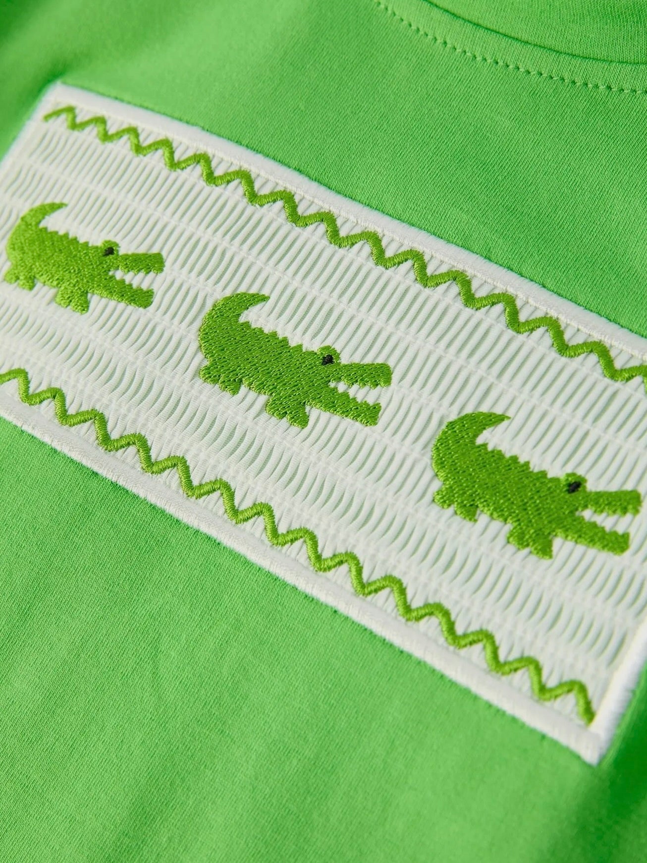 Crocodile Blue Gingham Set