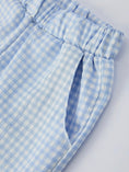 Load image into Gallery viewer, Crocodile Blue Gingham Set
