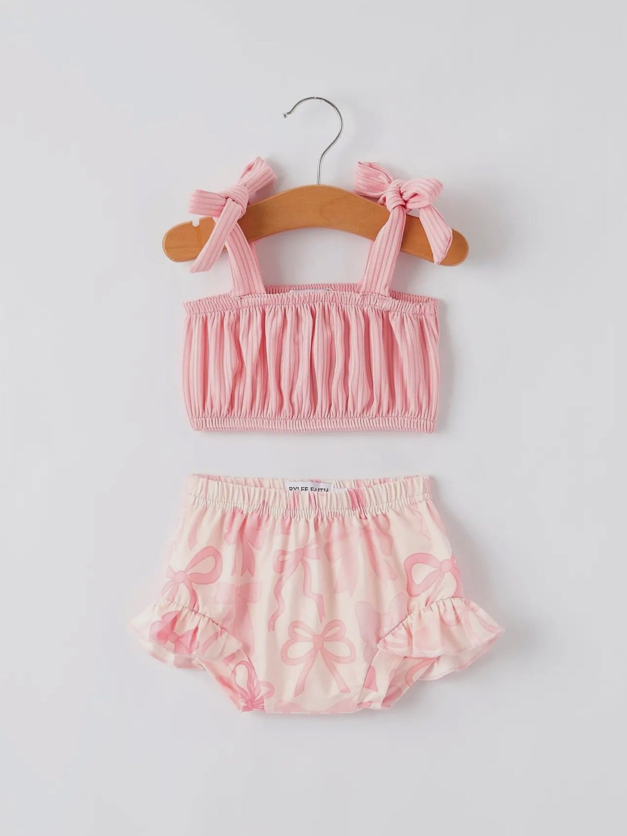 Pink Pleated Set