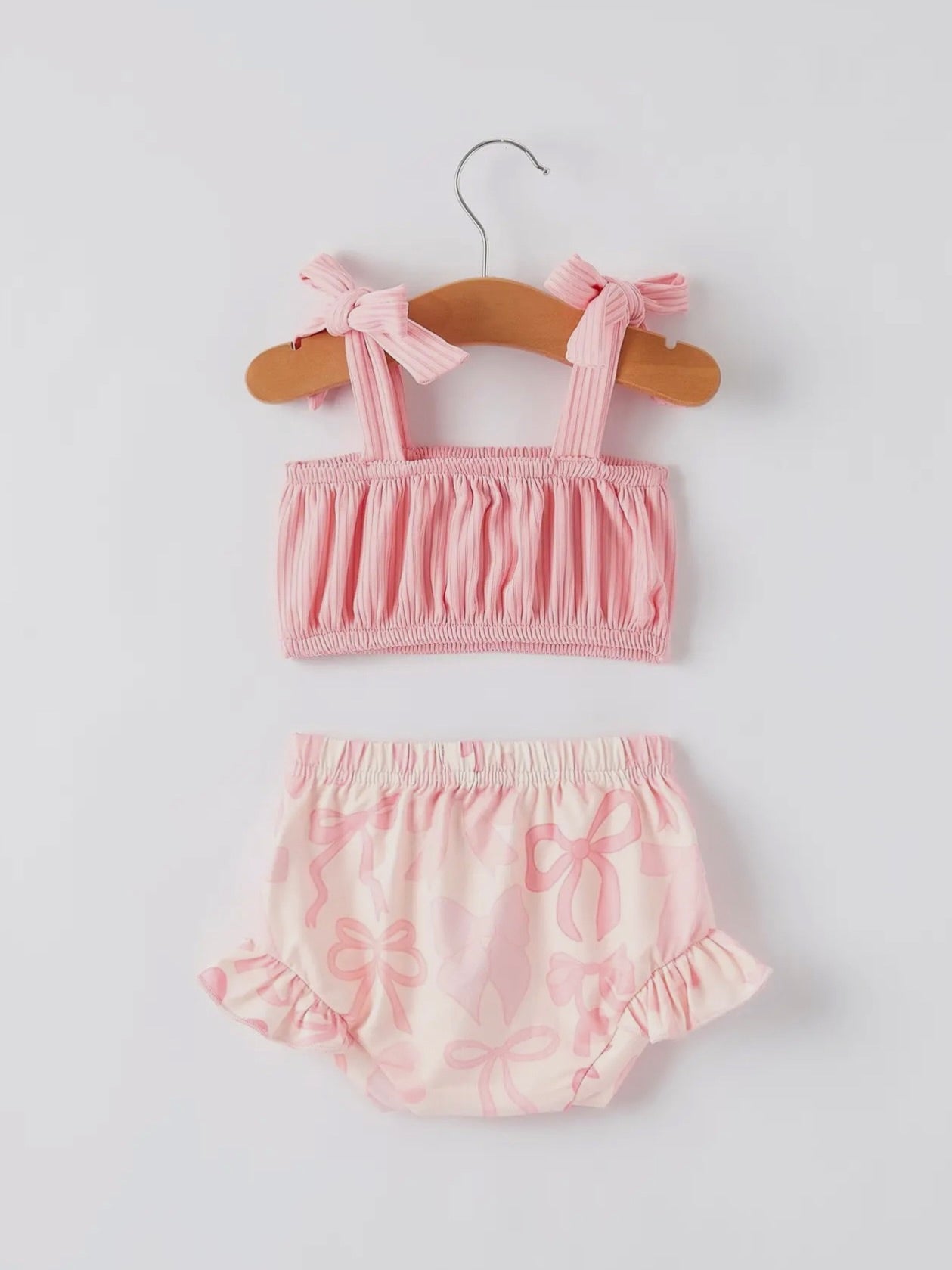 Pink Pleated Set