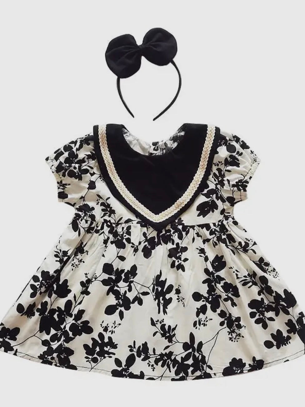 The Black & White Floral Dress