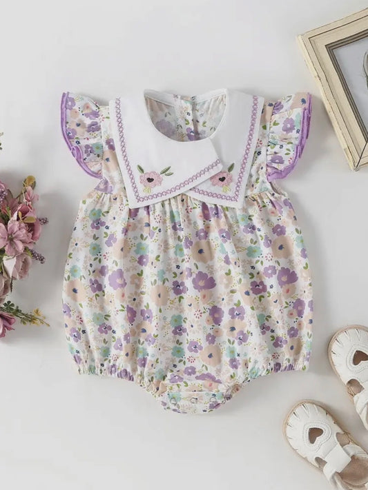 The Vintage Floral Romper