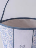 Load image into Gallery viewer, Blue Bunny Floral Basket
