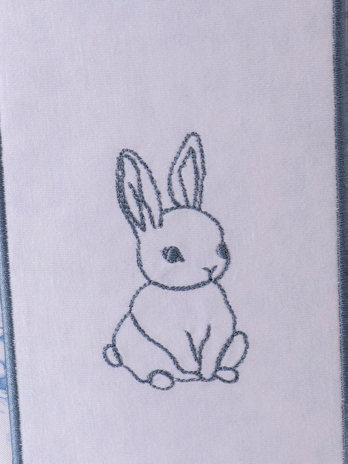 Blue Bunny Floral Basket