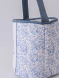 Load image into Gallery viewer, Blue Bunny Floral Basket
