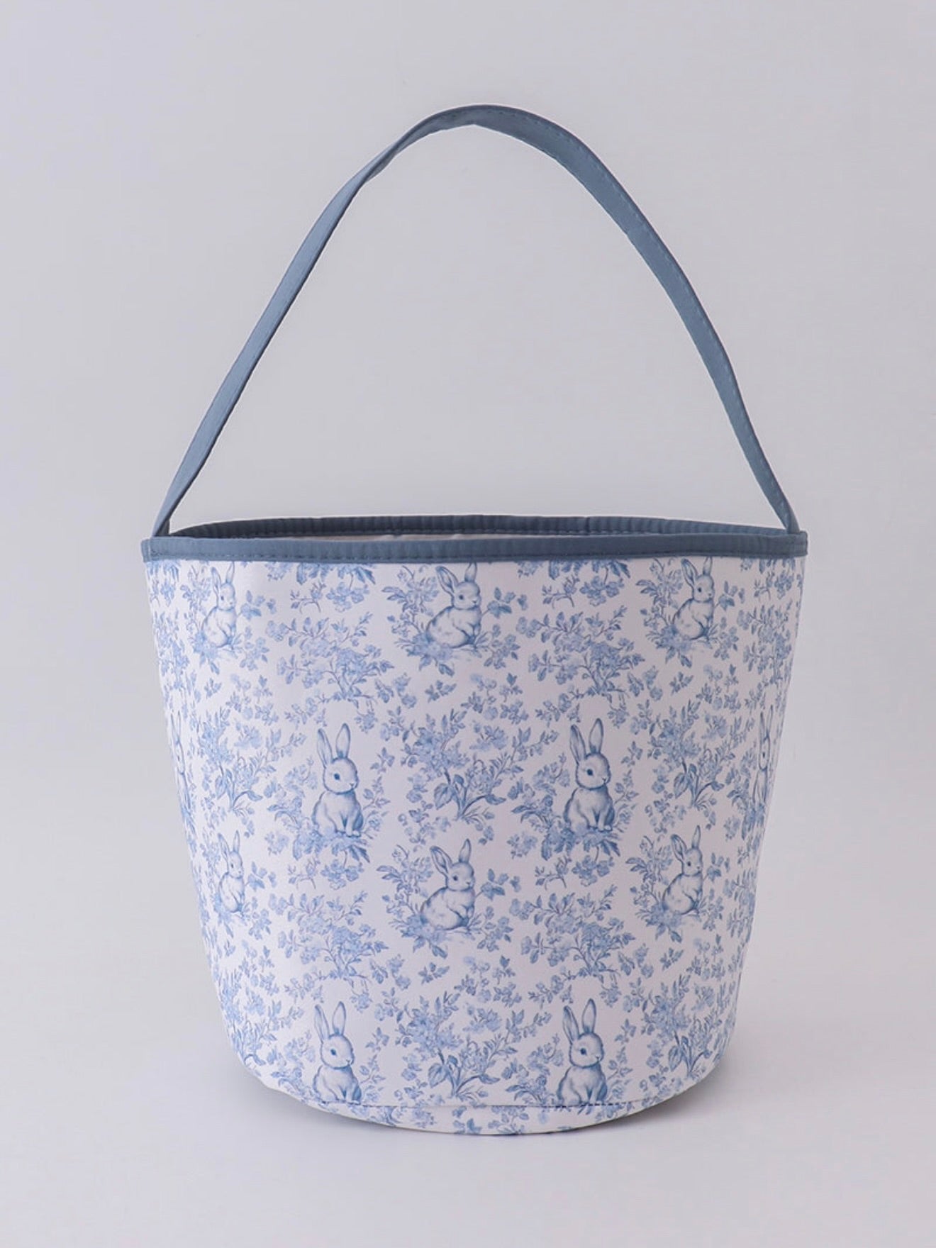 Blue Bunny Floral Basket