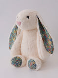 Load image into Gallery viewer, Floral Plush Bunny
