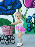 Load image into Gallery viewer, Rainbow Easter Egg Print Romper
