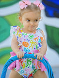 Load image into Gallery viewer, Rainbow Easter Egg Print Romper
