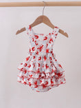 Load image into Gallery viewer, Crawfish Print Muslin Ruffle Bubble
