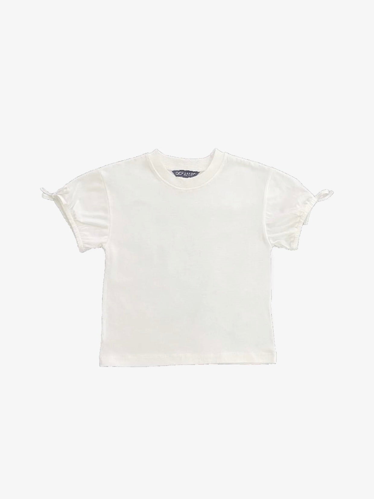 White Puff Sleeve T-Shirt