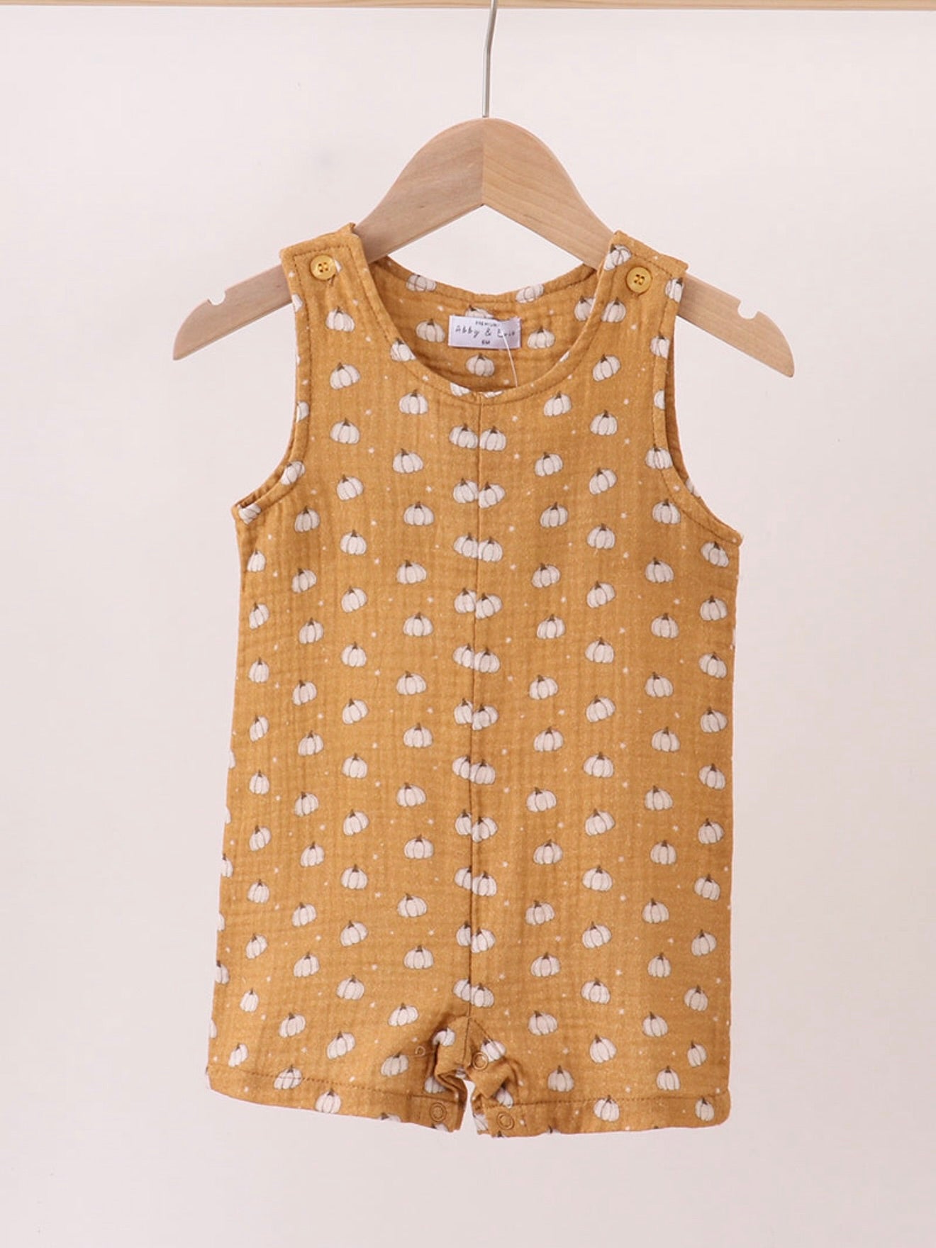Little Pumpkin Patch Muslin Romper