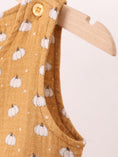 Load image into Gallery viewer, Little Pumpkin Patch Muslin Romper
