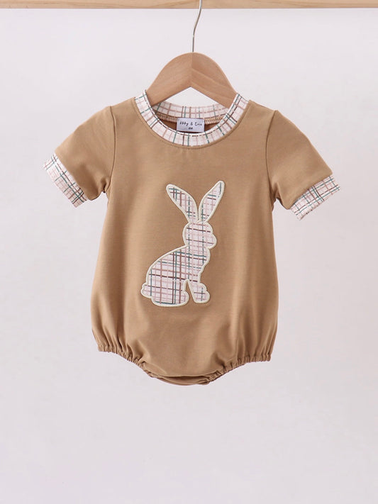Caramel Bunny Plaid Bubble