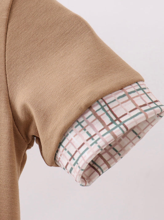 Caramel Bunny Plaid Bubble